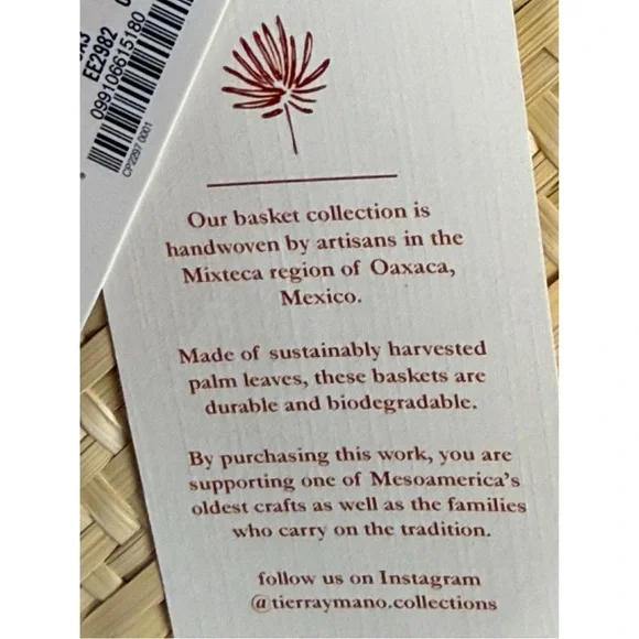 Madewell x Tierra y Mano NWT Baja Basket Bag - Picture 10 of 12